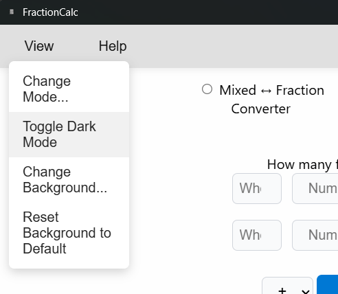 Dark Mode Toggle Screenshot